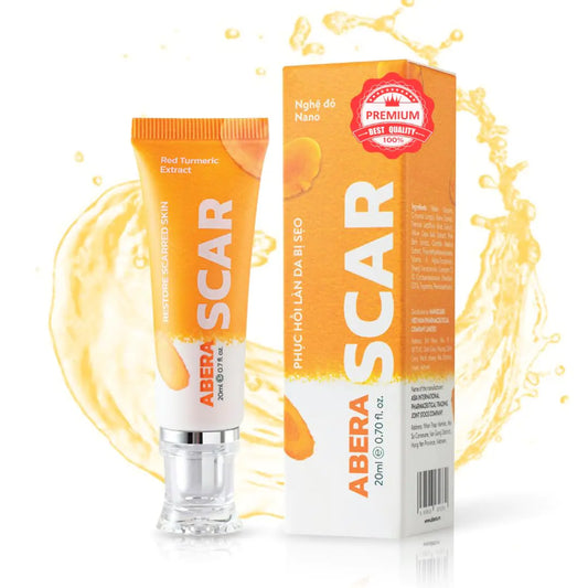 ABERA Red Turmeric Scar Removal Cream (Premium Product) - Advanced Treatment for Face and Body with Natural Ingredients Scar Rapidly Removes Stretch Marks Keloids Burns and More.